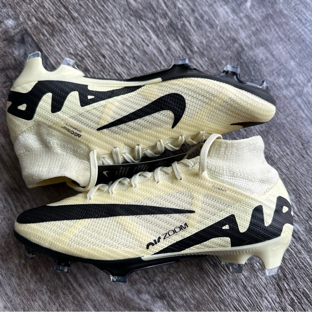 Nike Mercurial Superfly 9 Elite FG **Men’s Size 4.5** Lemonade Black DJ4977-700
